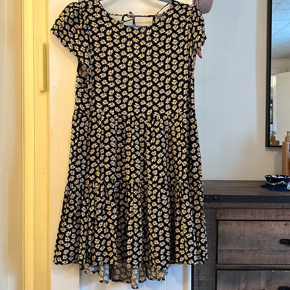 Ruffle floral dress